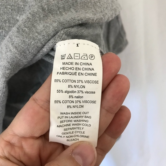 Micheal micheal kors gray long sleeve lightweight sweater size medium - Picture 6 of 10